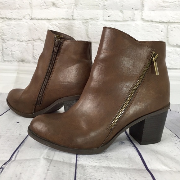 a.n.a Shoes - Ana Otis brown vegan leather Chelsea ankle boot